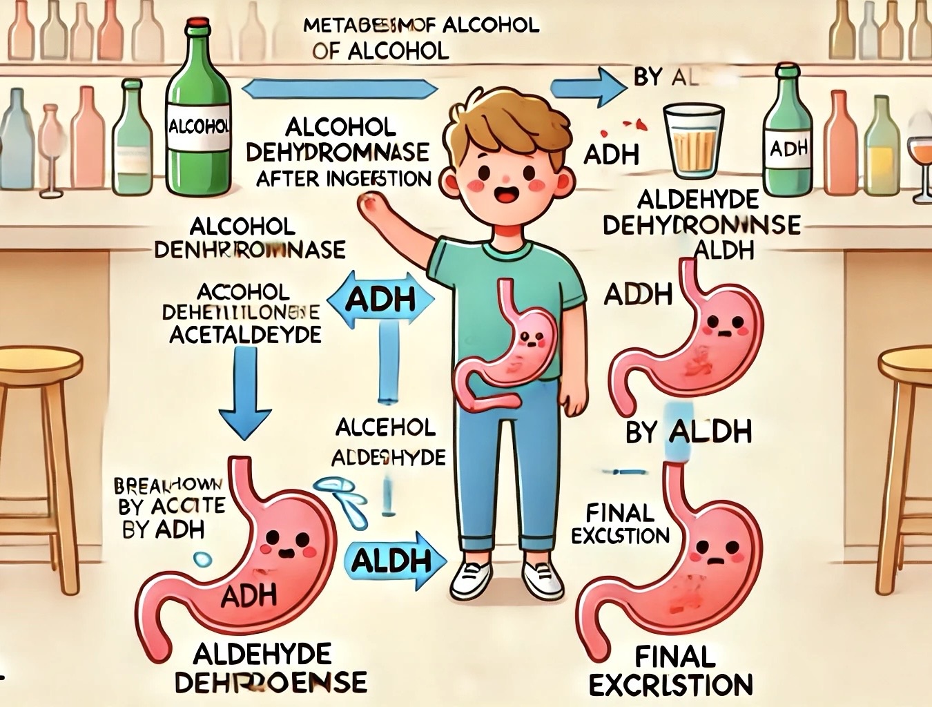Why does alcohol consumption exacerbate psoriasis and eczema? 为什么饮酒会加重牛皮癣和湿疹？